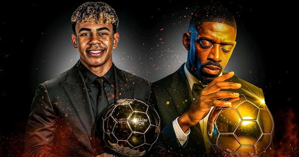 Dembele áp đảo Yamal về điểm số ở bình chọn Quả bóng vàng 2025 Dembele áp đảo Yamal về điểm số ở bình chọn Quả bóng vàng 2025