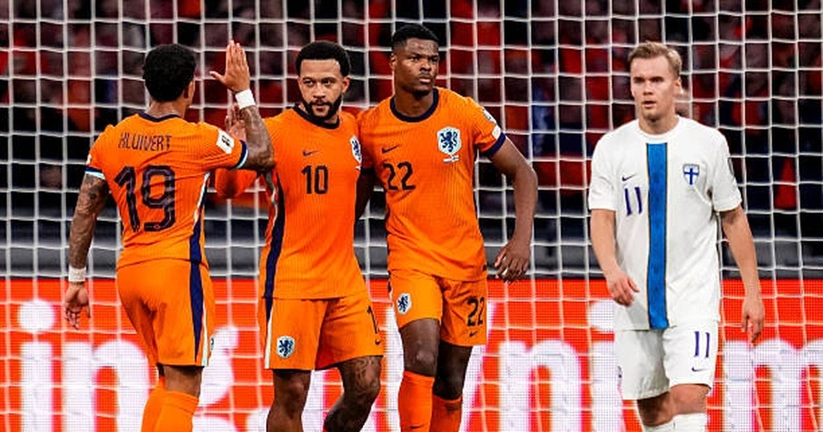 Đội tuyển Hà Lan thắng đậm Phần Lan ở vòng loại World Cup 2026 Đội tuyển Hà Lan thắng đậm Phần Lan ở vòng loại World Cup 2026