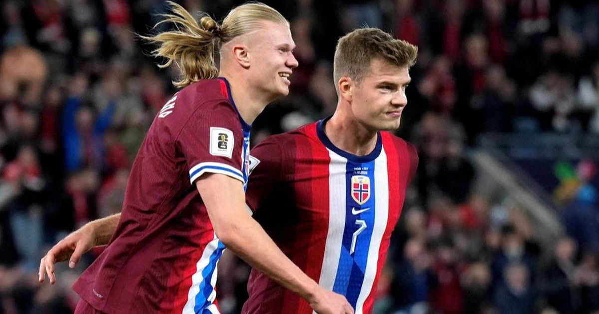 Haaland lập hat-trick giúp Na Uy thắng đậm Israel, tiến gần vé dự World Cup Haaland lập hat-trick giúp Na Uy thắng đậm Israel, tiến gần vé dự World Cup