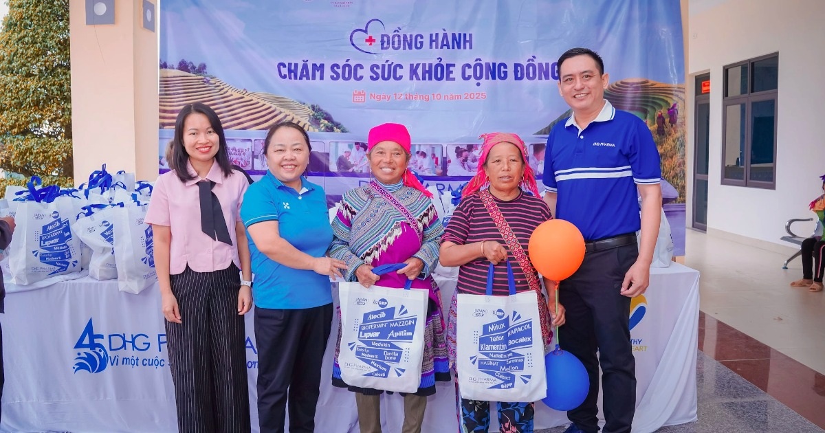 Hành trình DHG Pharma gieo yêu thương, mang nắng ấm đến Lào Cai