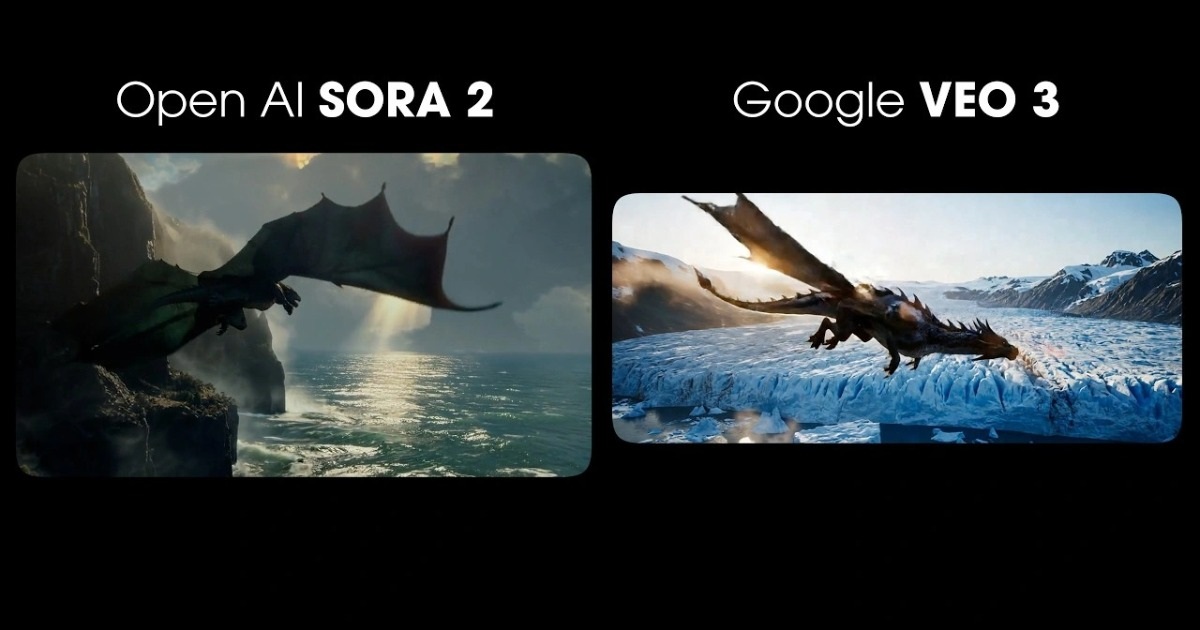 So sánh hai công cụ AI tạo video hàng đầu Veo 3 và Sora 2 So sánh hai công cụ AI tạo video hàng đầu Veo 3 và Sora 2