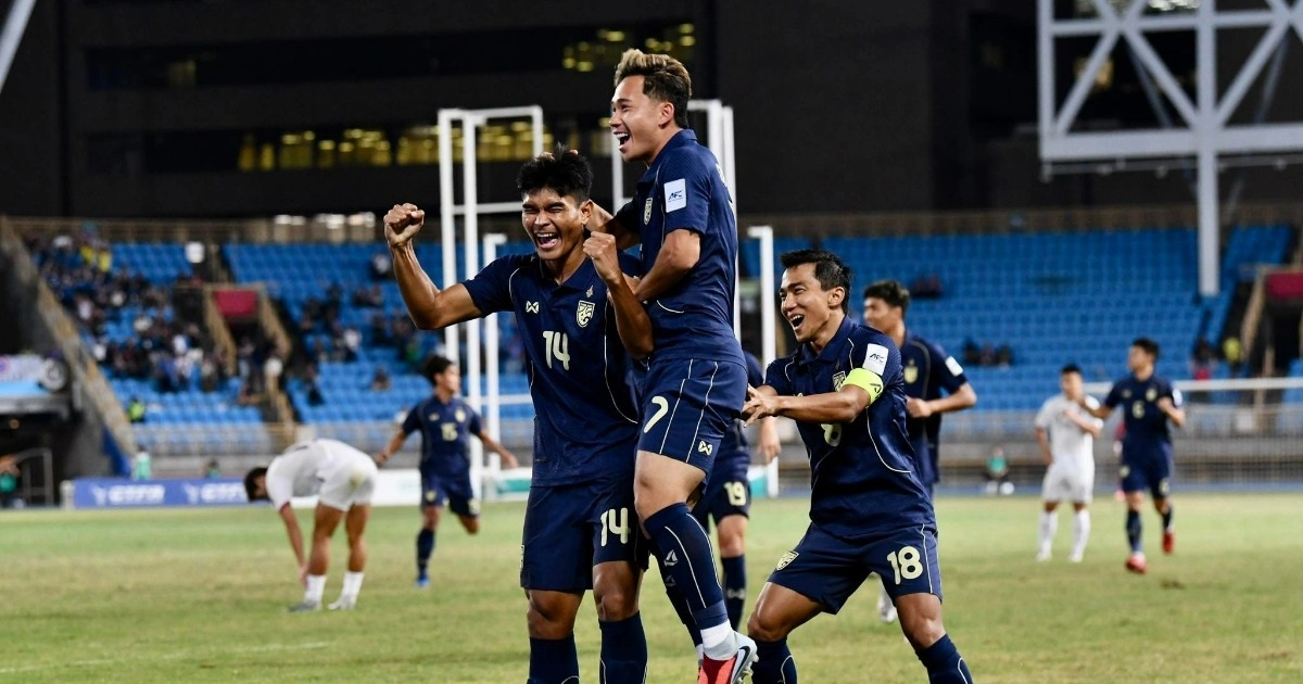 Supachok tỏa sáng, đội tuyển Thái Lan thắng 6-1 ở vòng loại Asian Cup Supachok tỏa sáng, đội tuyển Thái Lan thắng 6-1 ở vòng loại Asian Cup