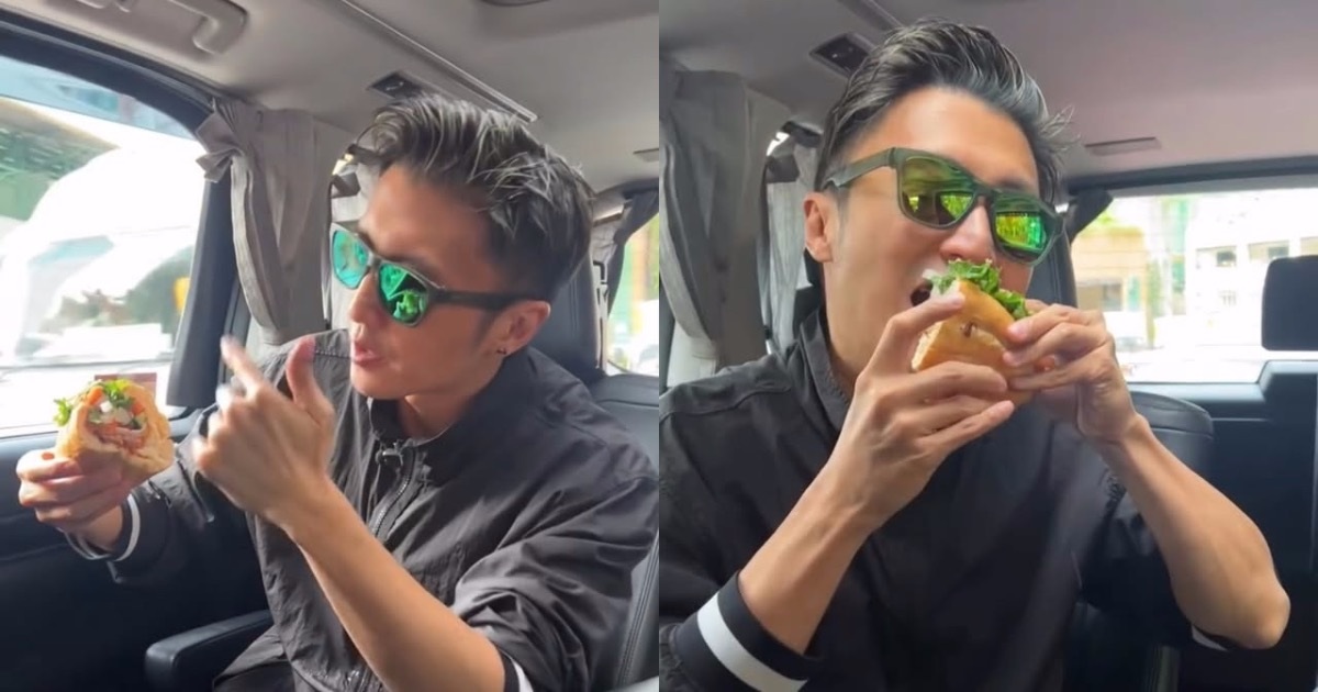 Tạ Đình Phong livestream khoe ăn bánh mì Việt Nam, khen ngon xuất sắc Tạ Đình Phong livestream khoe ăn bánh mì Việt Nam, khen ngon xuất sắc