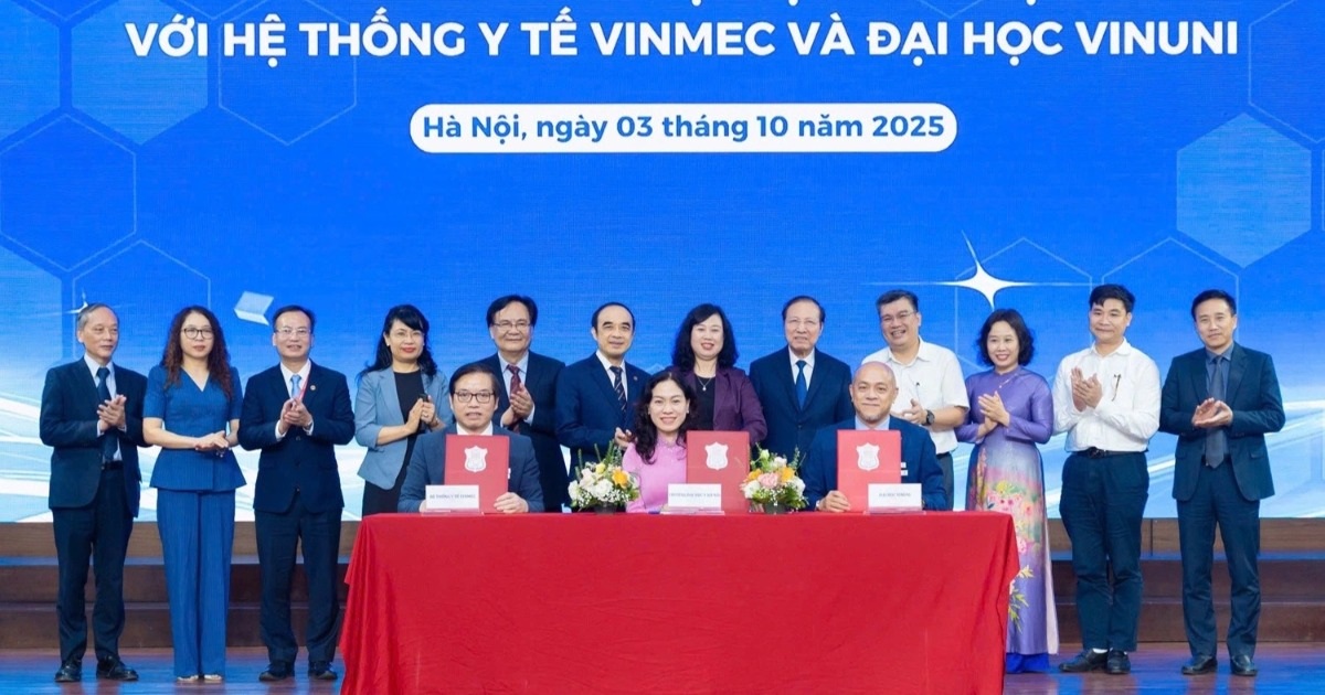 Trường Đại học Y Hà Nội, Vinmec và VinUni hợp tác xây dựng hệ sinh thái theo chuẩn thế giới Trường Đại học Y Hà Nội, Vinmec và VinUni hợp tác xây dựng hệ sinh thái theo chuẩn thế giới