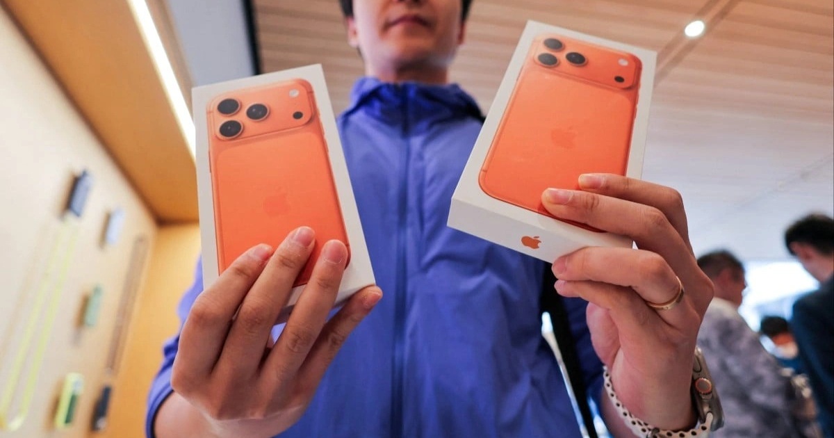 iPhone 17 giúp Apple lập kỷ lục iPhone 17 giúp Apple lập kỷ lục