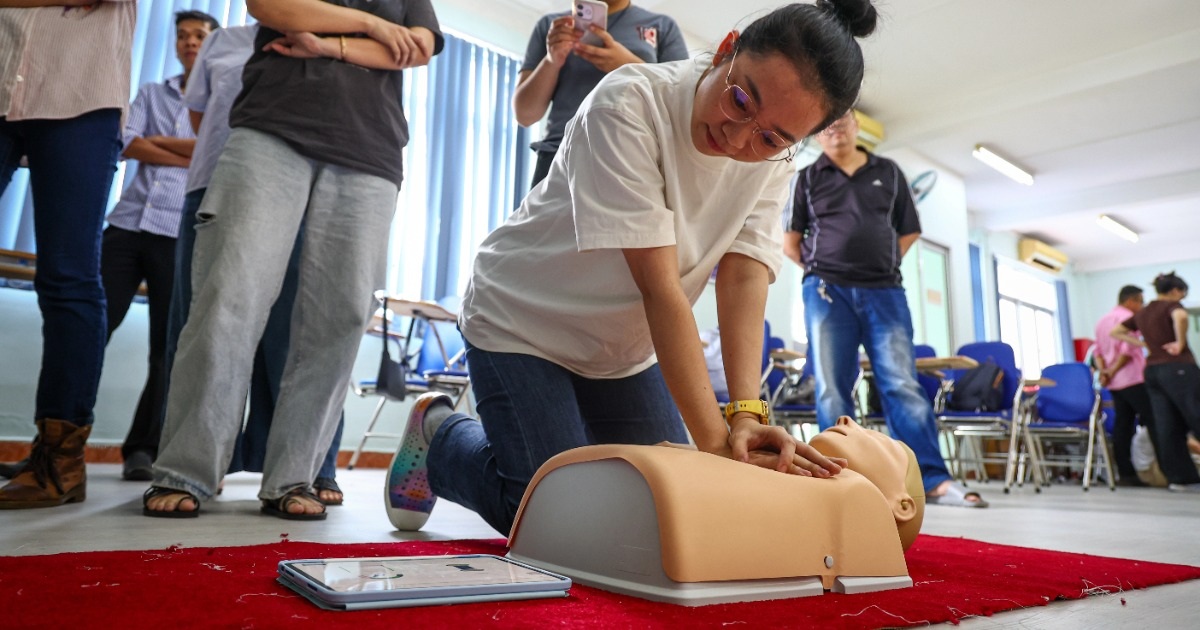 Bên trong lớp học sơ cấp cứu cho người dân tại TPHCM