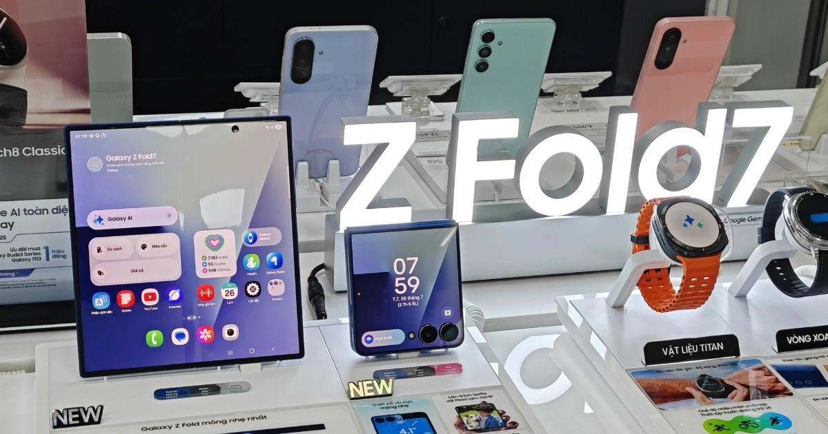 Giá Galaxy Z Fold7 giảm gần chục triệu đồng sau 4 tháng lên kệ