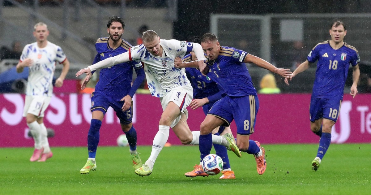 Haaland cùng Na Uy giành vé dự World Cup 2026, Italy phải đá vé vớt