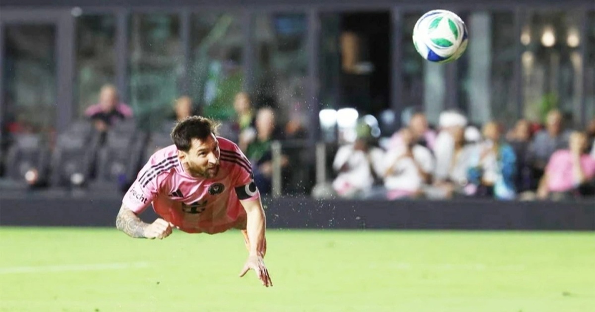 Messi bay người đánh đầu tuyệt đẹp, Inter Miami mở toang cánh cửa đi tiếp