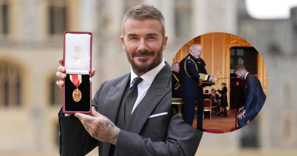 Nỗi buồn trong ngày phong tước Hiệp sĩ của David Beckham