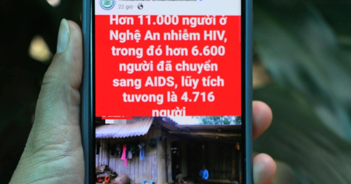 Thực hư thông tin “hơn 11.000 người ở Nghệ An nhiễm HIV”
