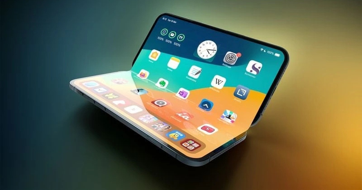 Tin vui cho người dùng chờ iPhone màn hình gập