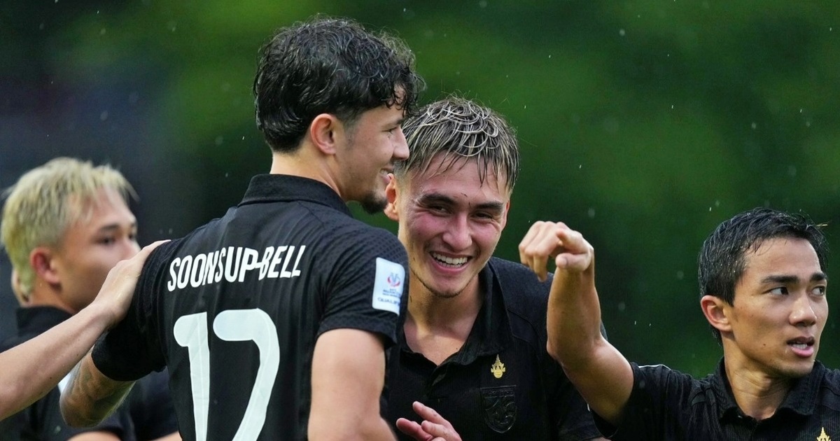 Tuyển Thái Lan thắng đậm Sri Lanka, sáng cửa giành vé dự Asian Cup 2027