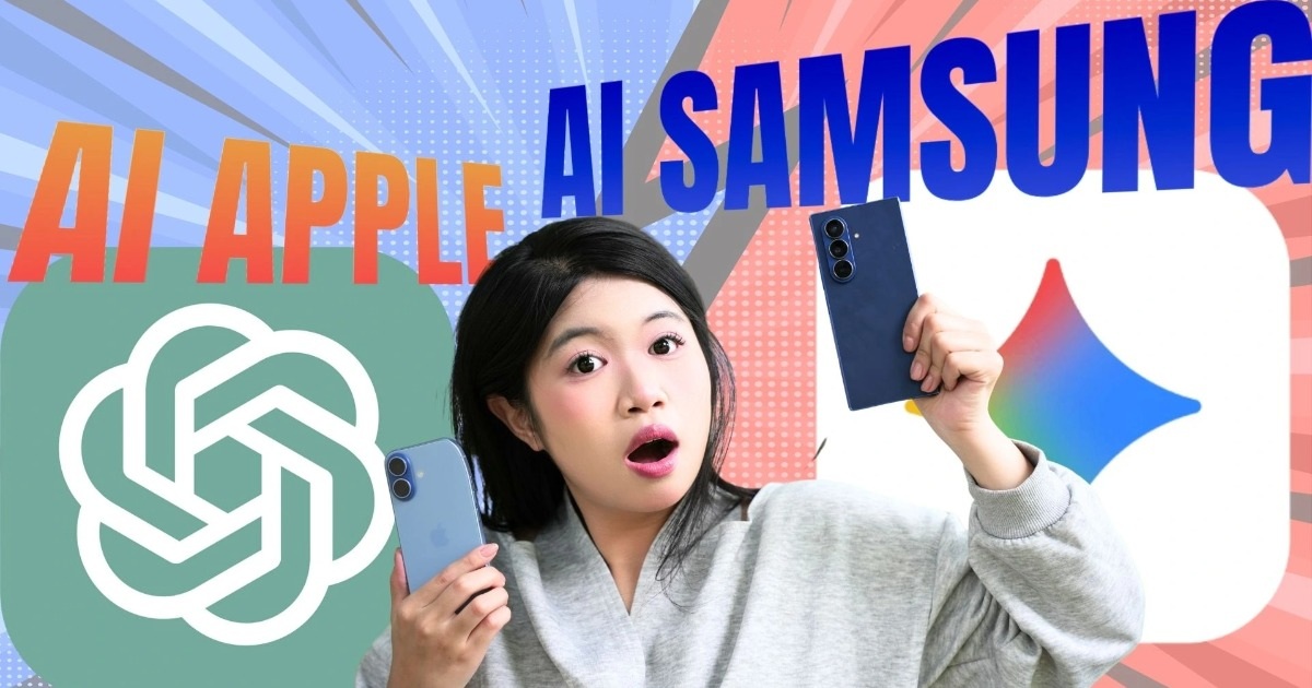 Đọ khả năng xử lý tác vụ giữa AI trên Samsung và iPhone