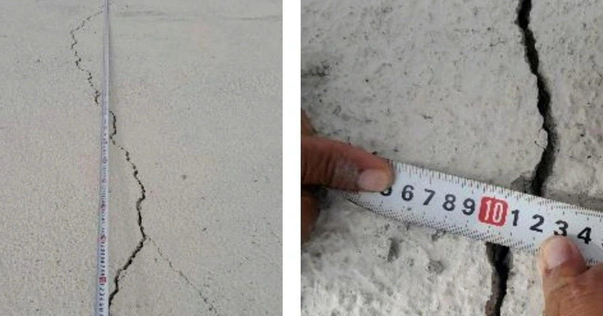 Hồ chứa dung tích 85 triệu m3 vừa khánh thành đã nứt mặt đập, thấm nước