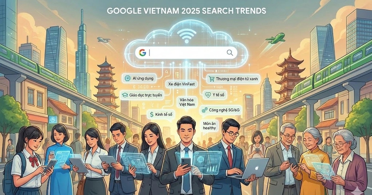 Người Việt quan tâm chủ đề nào nhất trên Internet trong năm 2025?
