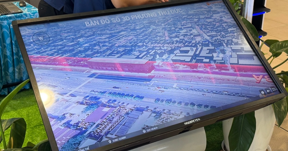 Phường Thủ Đức có bản đồ số 3D