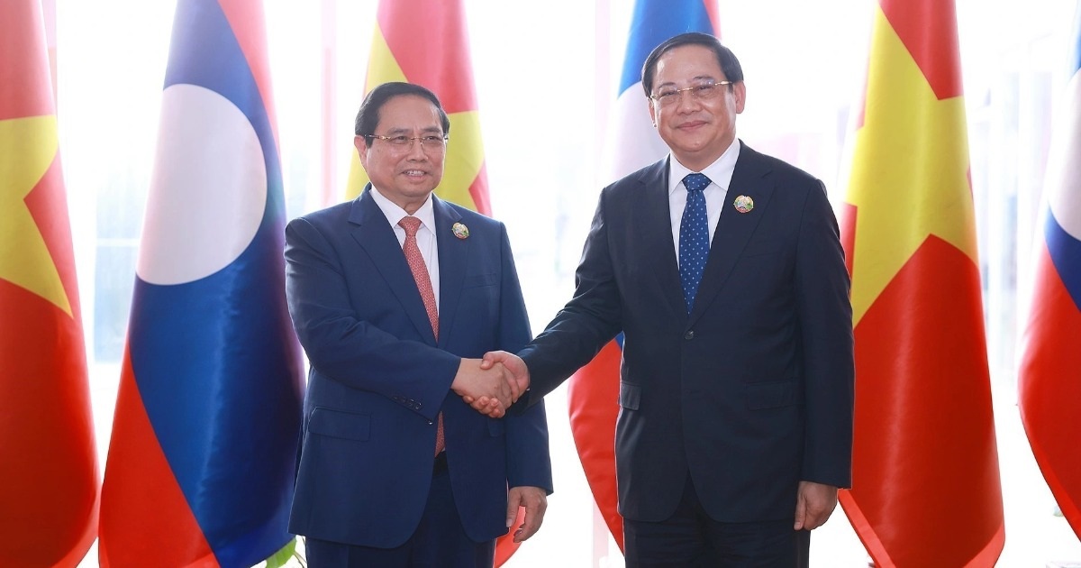 Thủ tướng hai nước Việt - Lào cùng chủ trì Hội nghị xúc tiến đầu tư