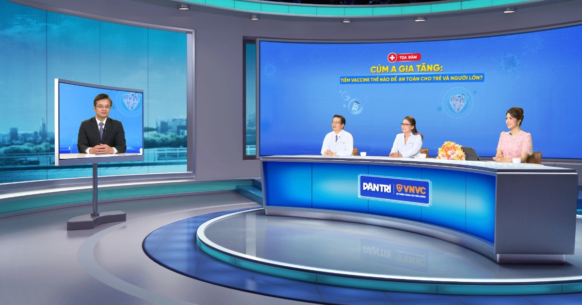 Toạ đàm: Tiêm vaccine cúm A thế nào để bảo vệ an toàn cho trẻ và người lớn?
