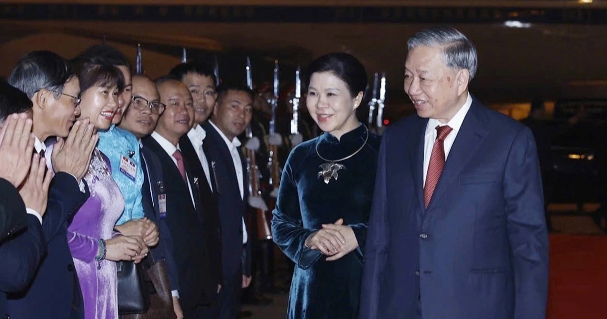 Tổng Bí thư Tô Lâm và Phu nhân kết thúc tốt đẹp chuyến thăm cấp Nhà nước tới Lào